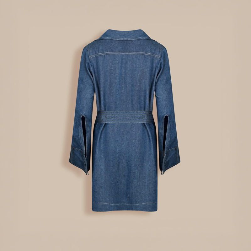 Adelaide Dress Dark Denim