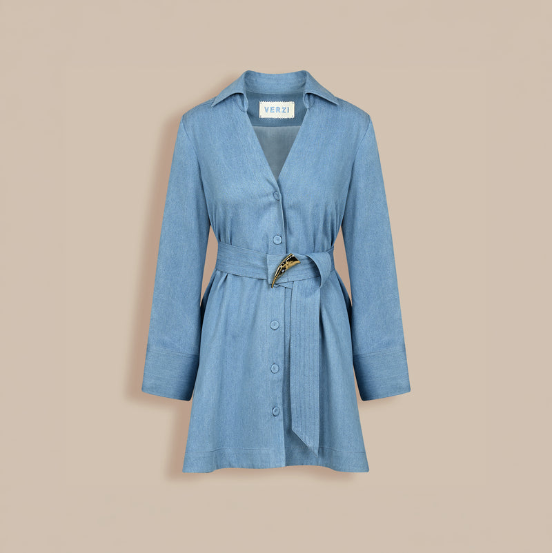 Adelaide Dress Light Denim