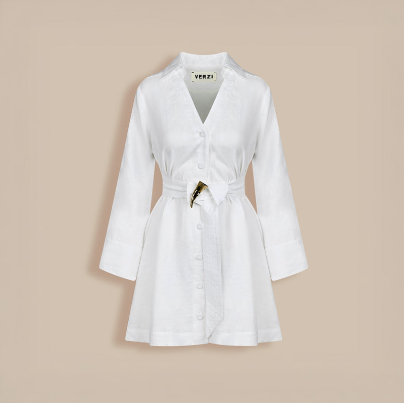Adelaide Dress In Linen