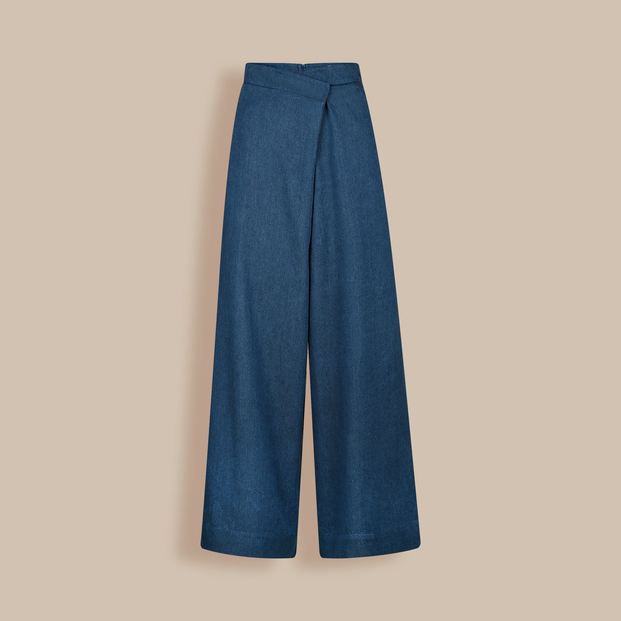 Capri Faded Denim Pant