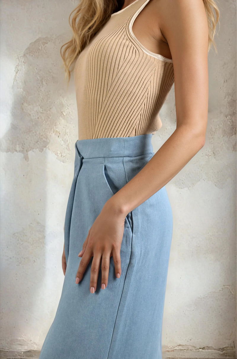 Capri Demin Pant