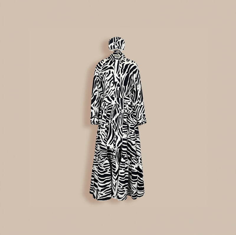 Kalahari Dress Zebra
