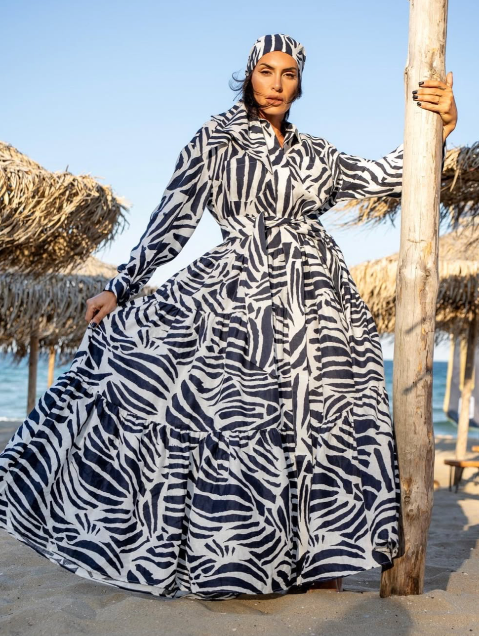 Kalahari Dress Zebra