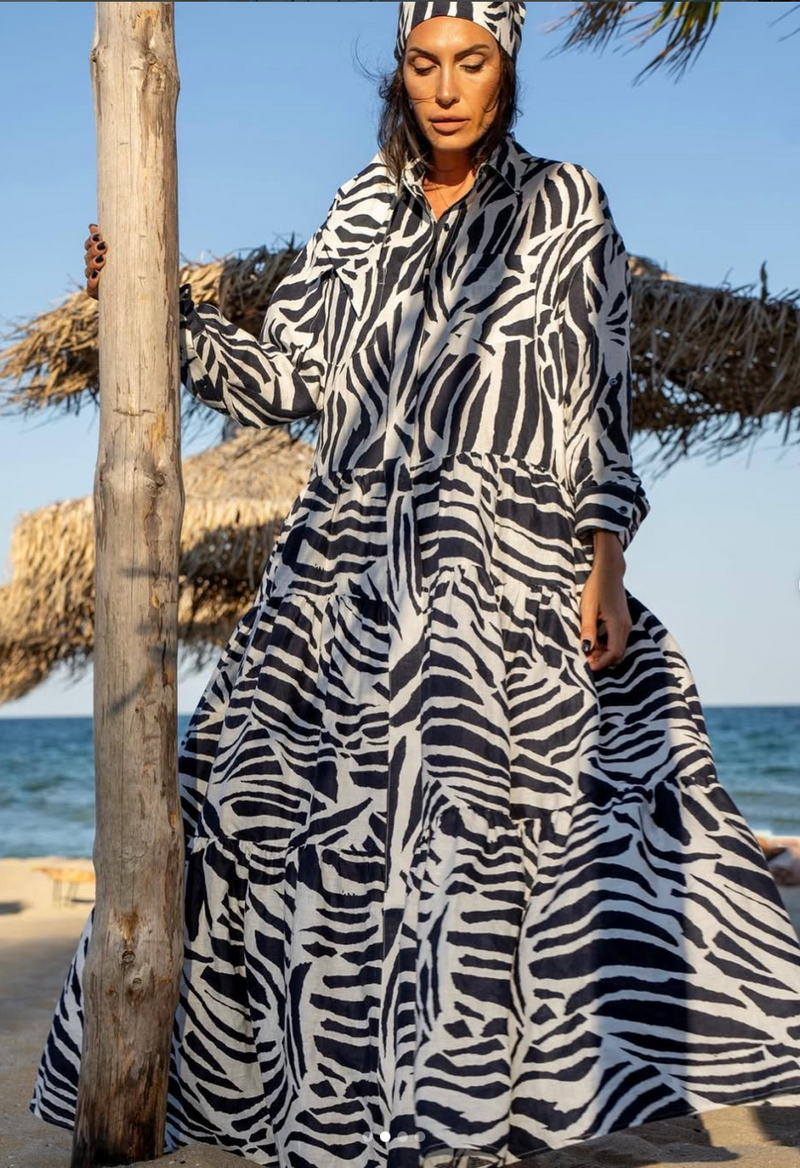 Kalahari Dress Zebra
