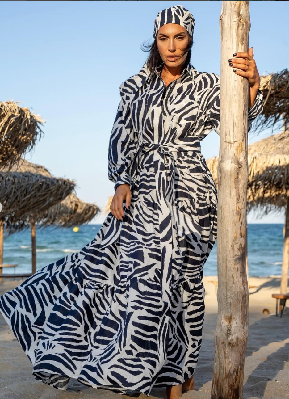 Kalahari Dress Zebra