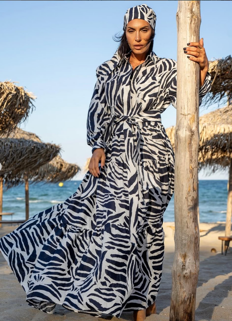 Kalahari Dress Zebra