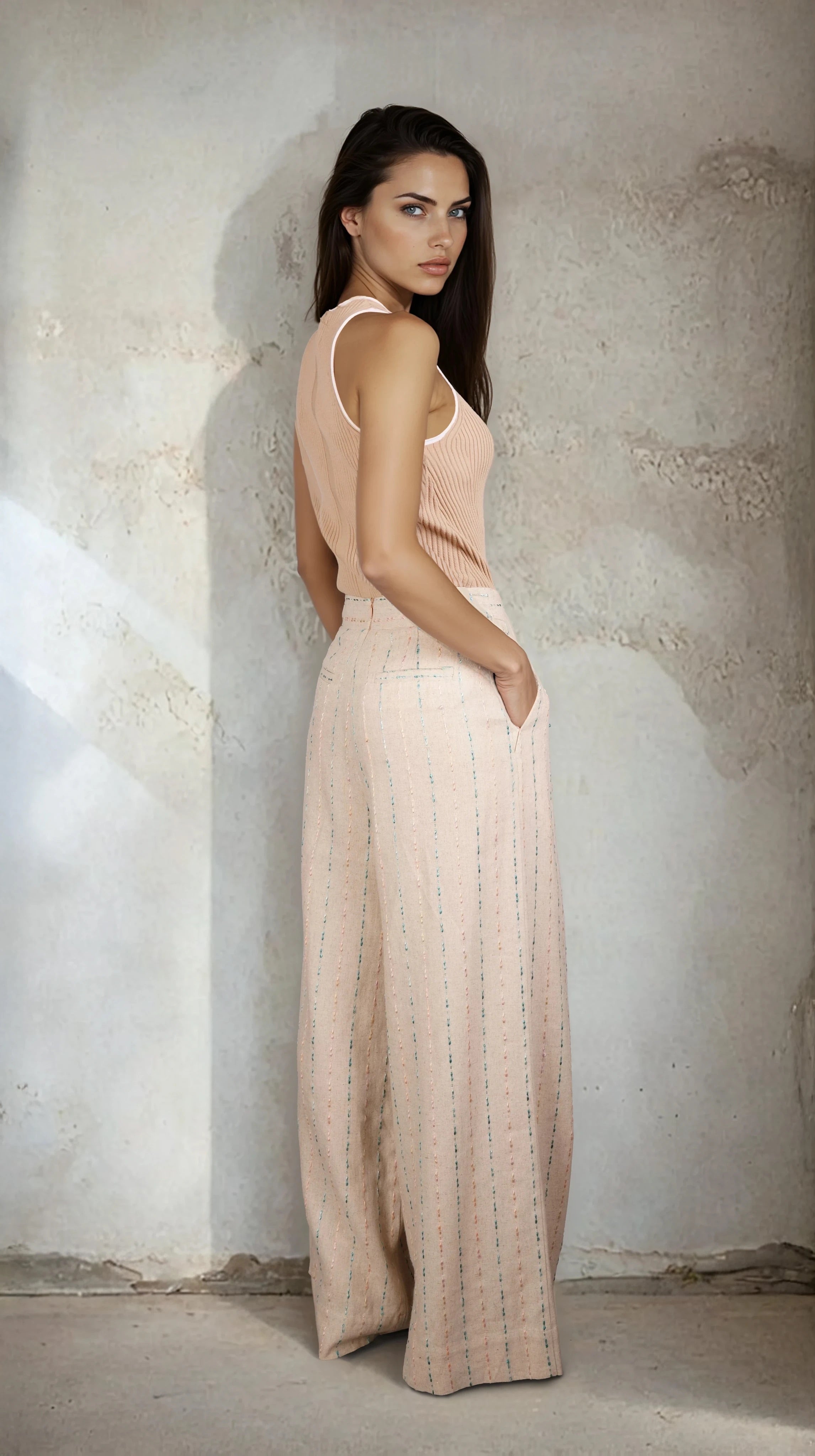 Capri Linen Pant