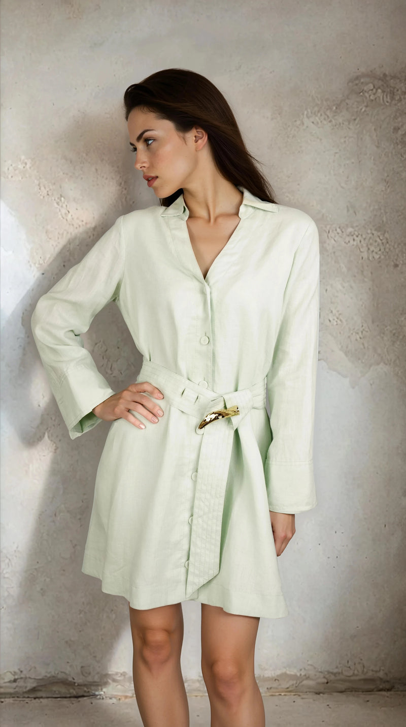 Adelaide Dress in Linen