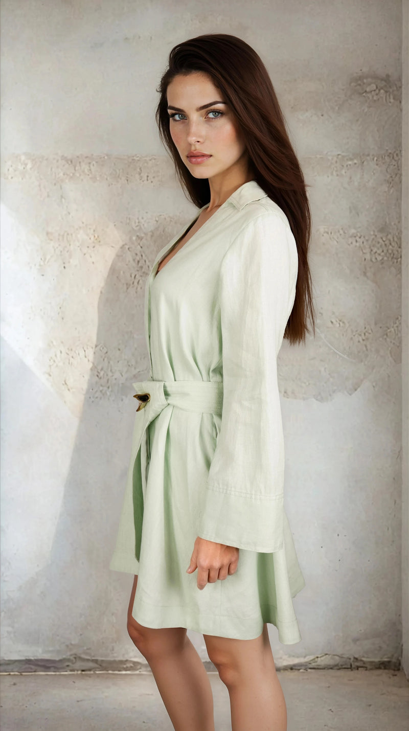 Adelaide Dress in Linen