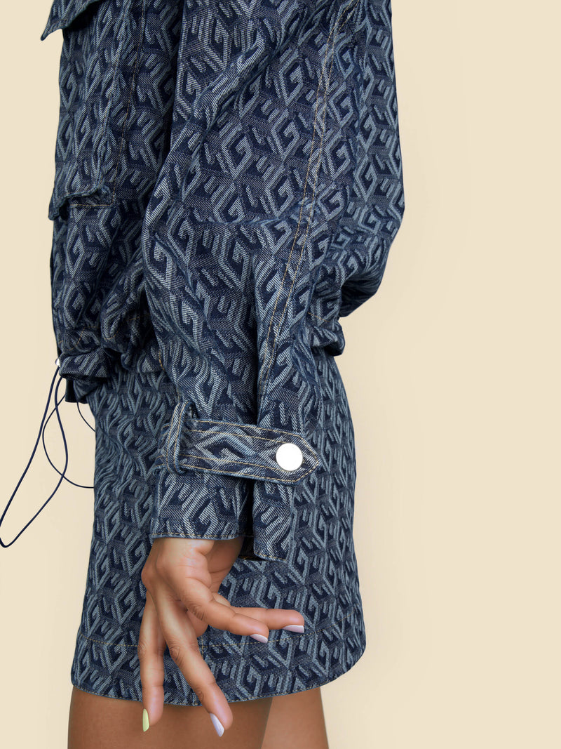 Amari Jacket Denim Jacquard