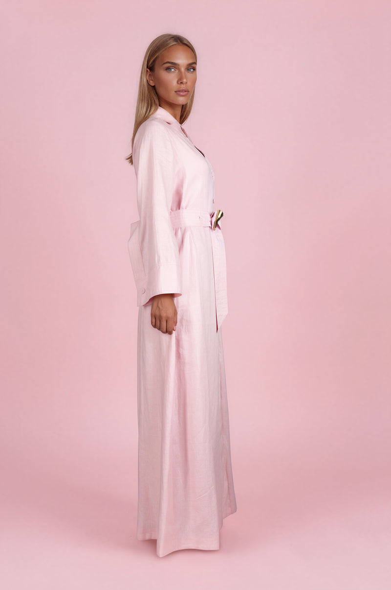 Adelaide Full Dress In Linen