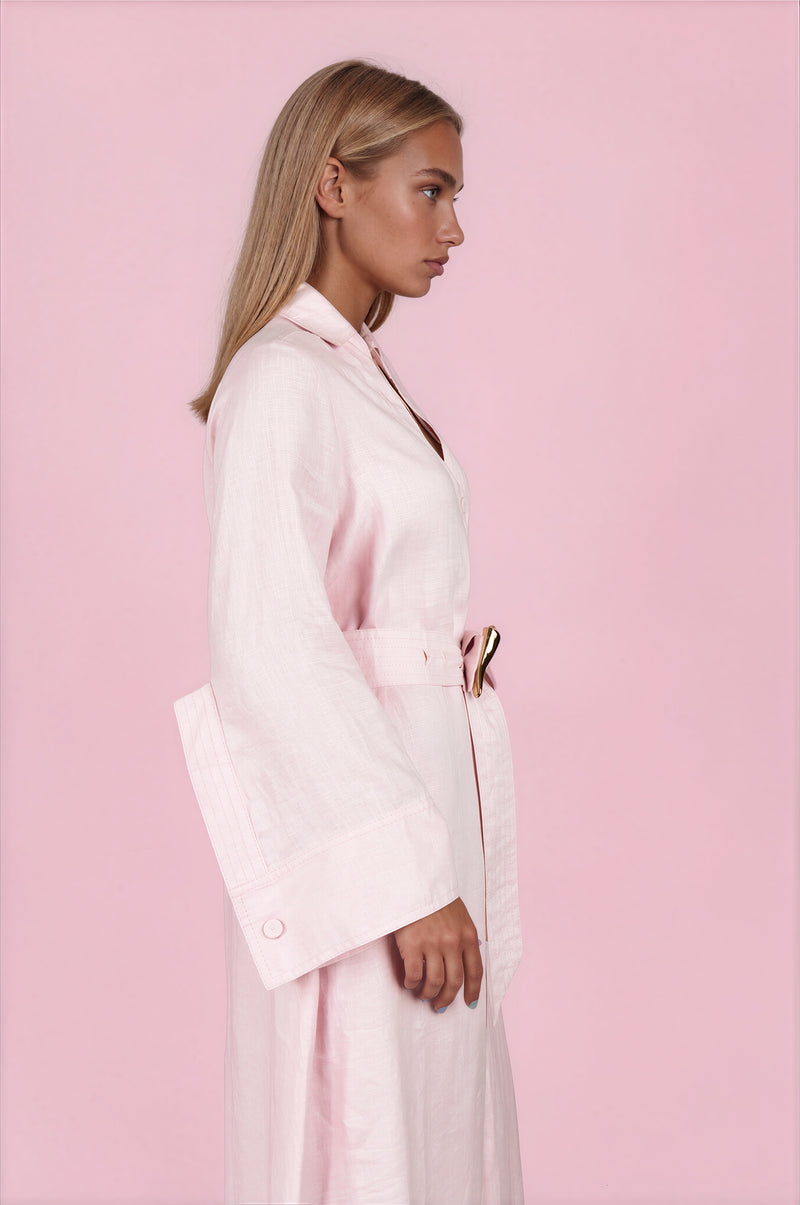 Adelaide Full Dress In Linen