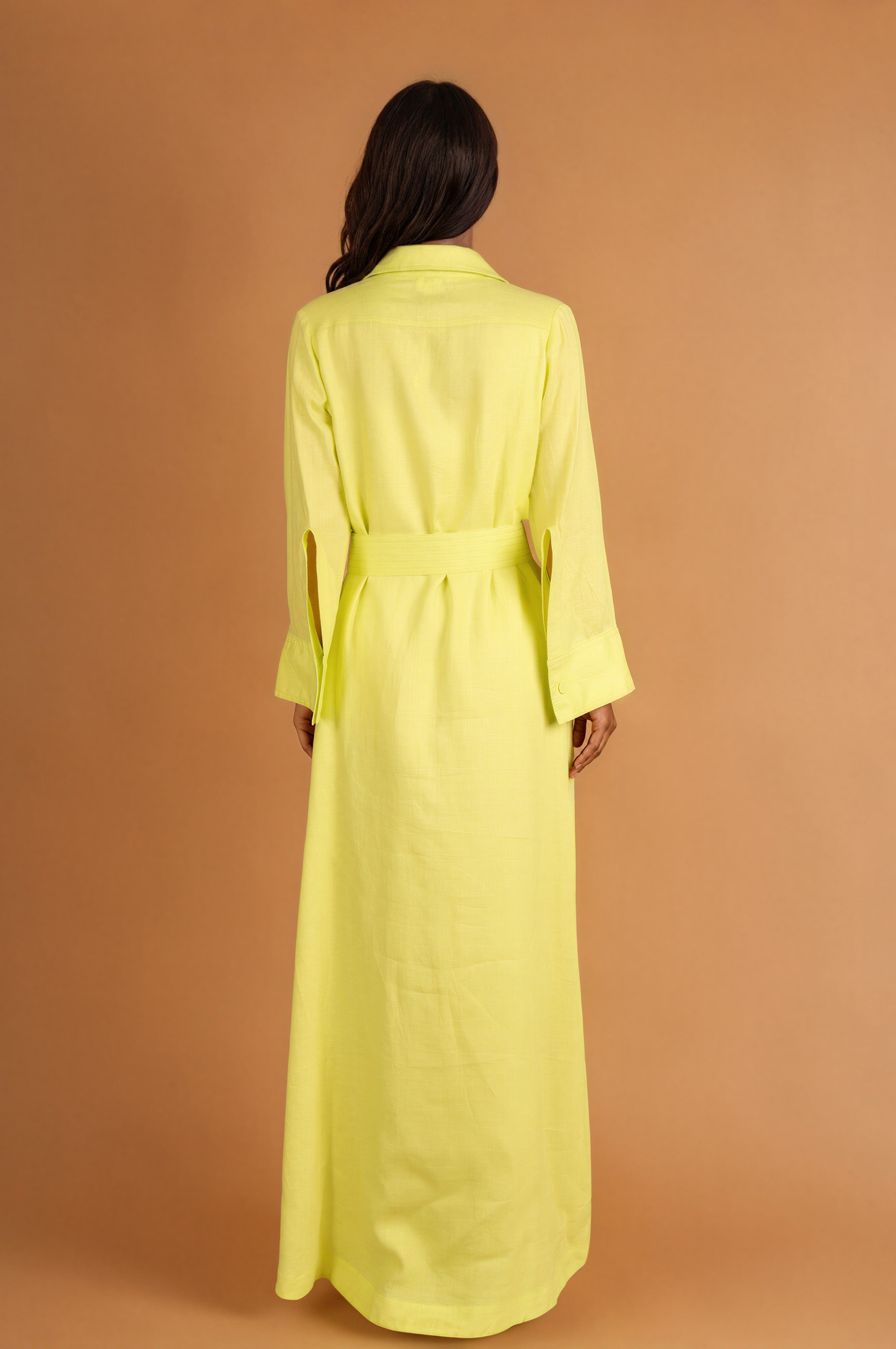 Adelaide Full Dress In Linen