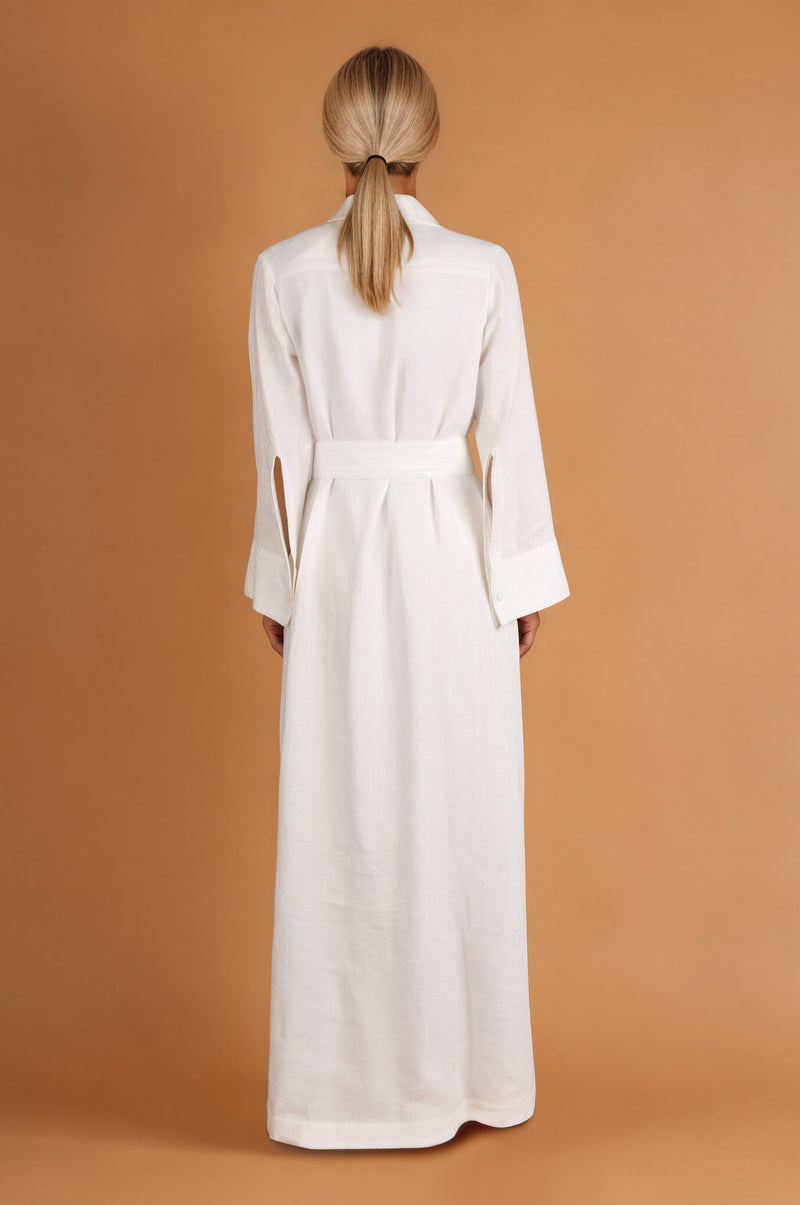 Adelaide Full Dress In Linen