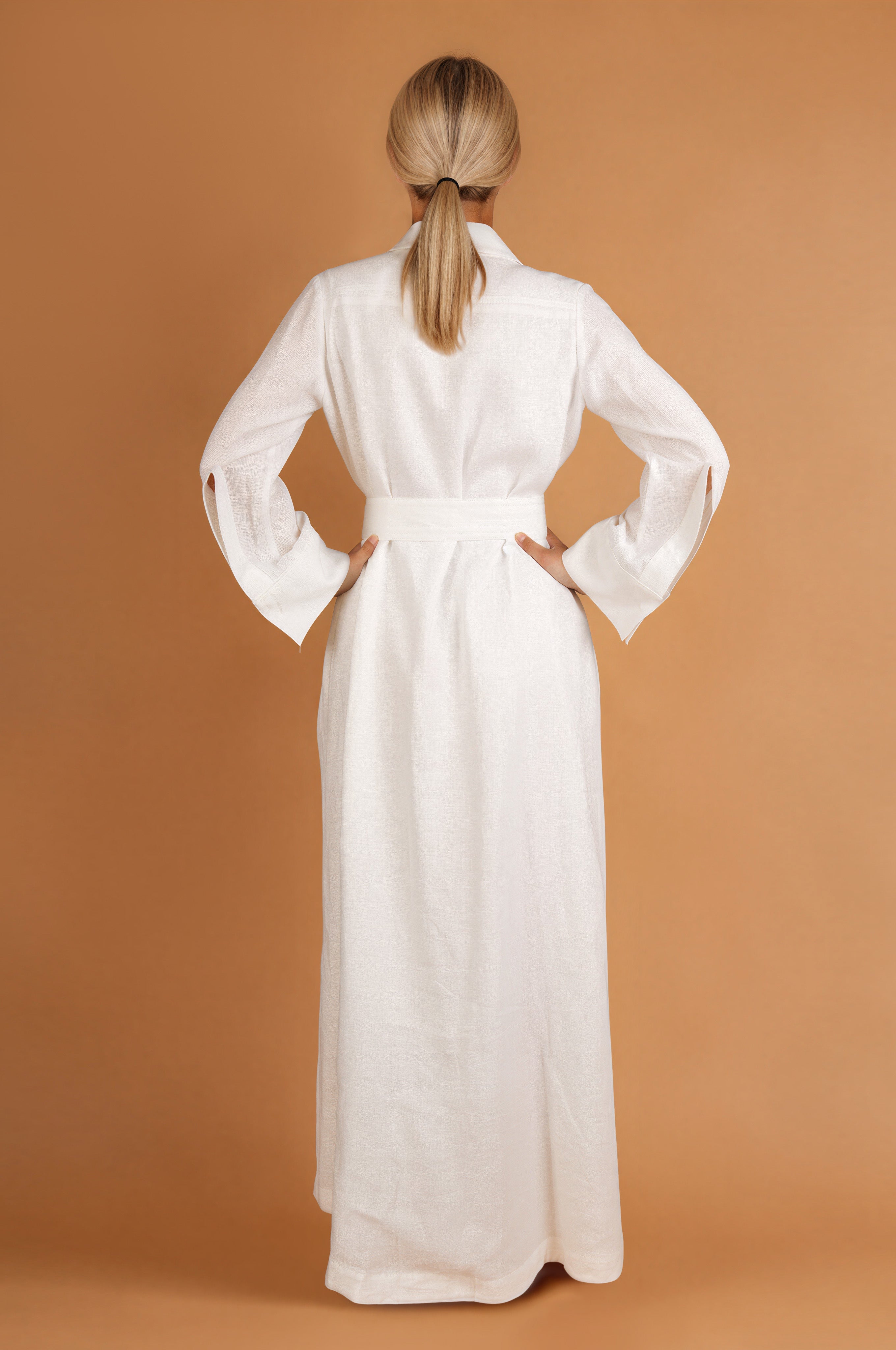 Adelaide Full Dress In Linen