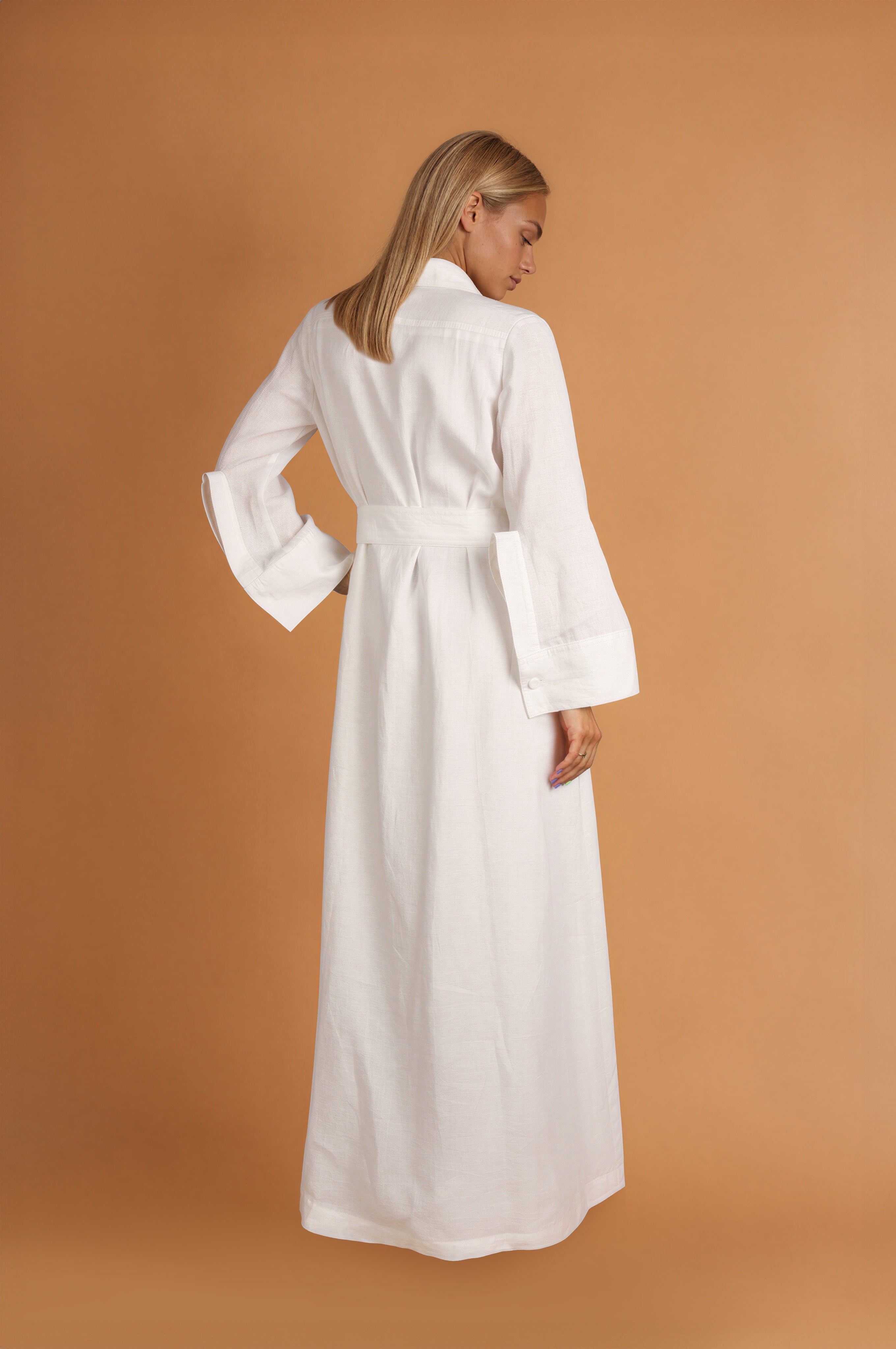 Adelaide Full Dress In Linen