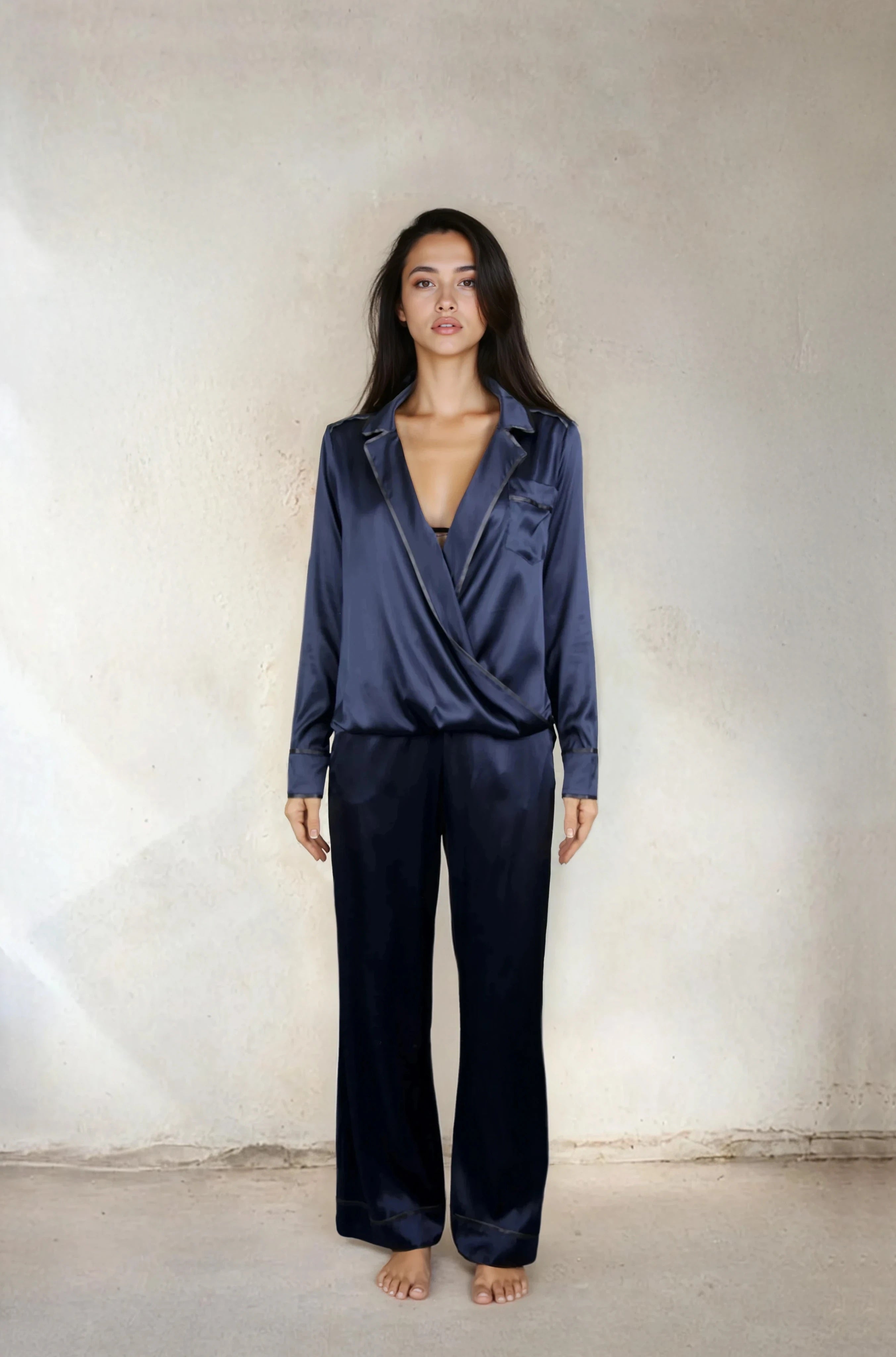 Diana Italian Silk Trousers