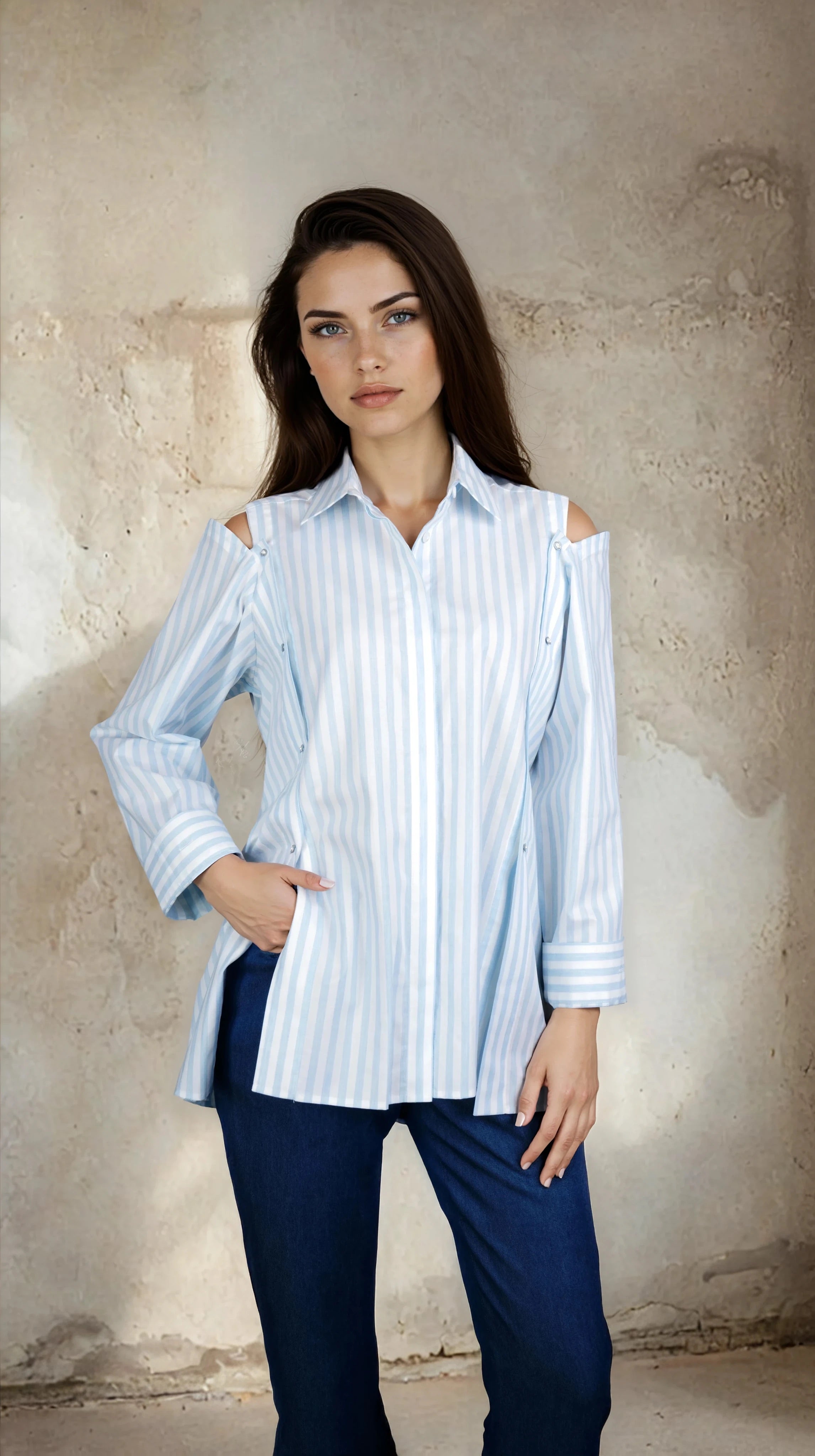 Monk Shirt Stripe