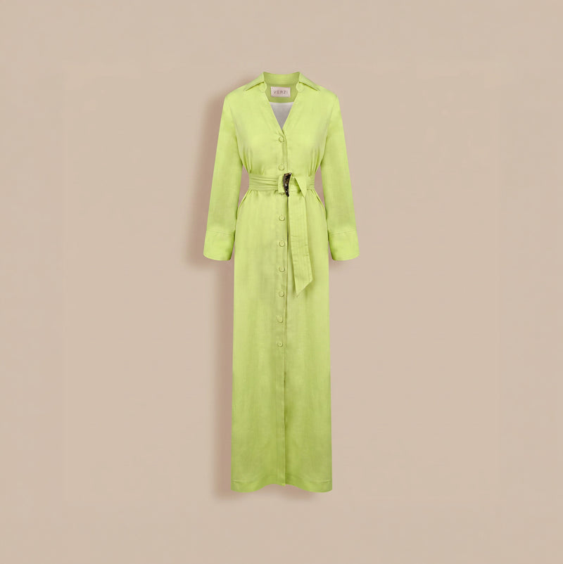 Adelaide Full Dress In Linen